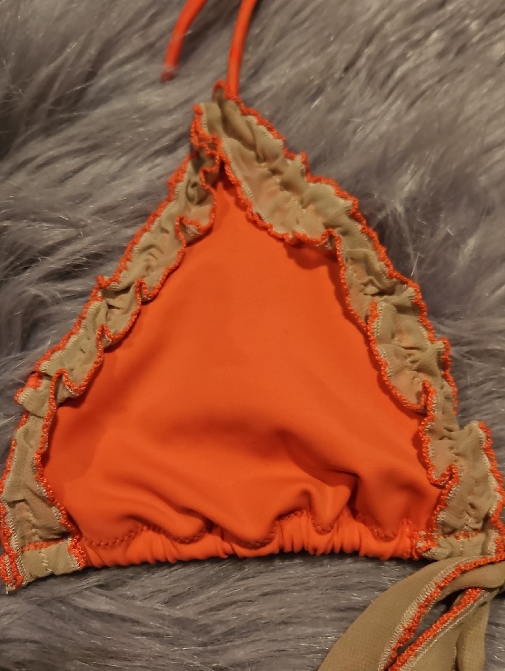 Victoria Secret Coral Triangle Ruffle Bikini - Picture 10 of 14